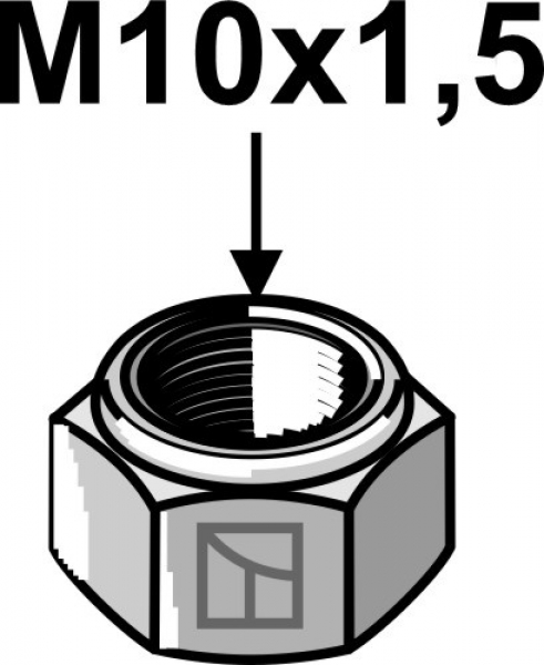 Selbstsichernde Mutter M10  30-MU10-2